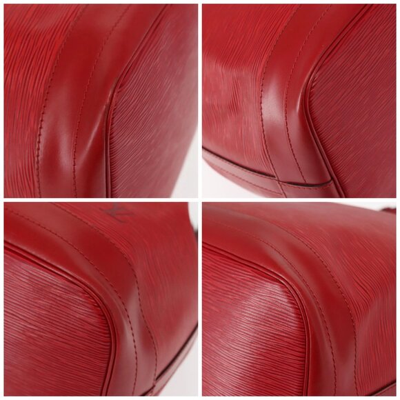 LOUIS VUITTON Epi Noe Shoulder Bag Red M44007 LV Auth 147706 - Picture 14 of 16